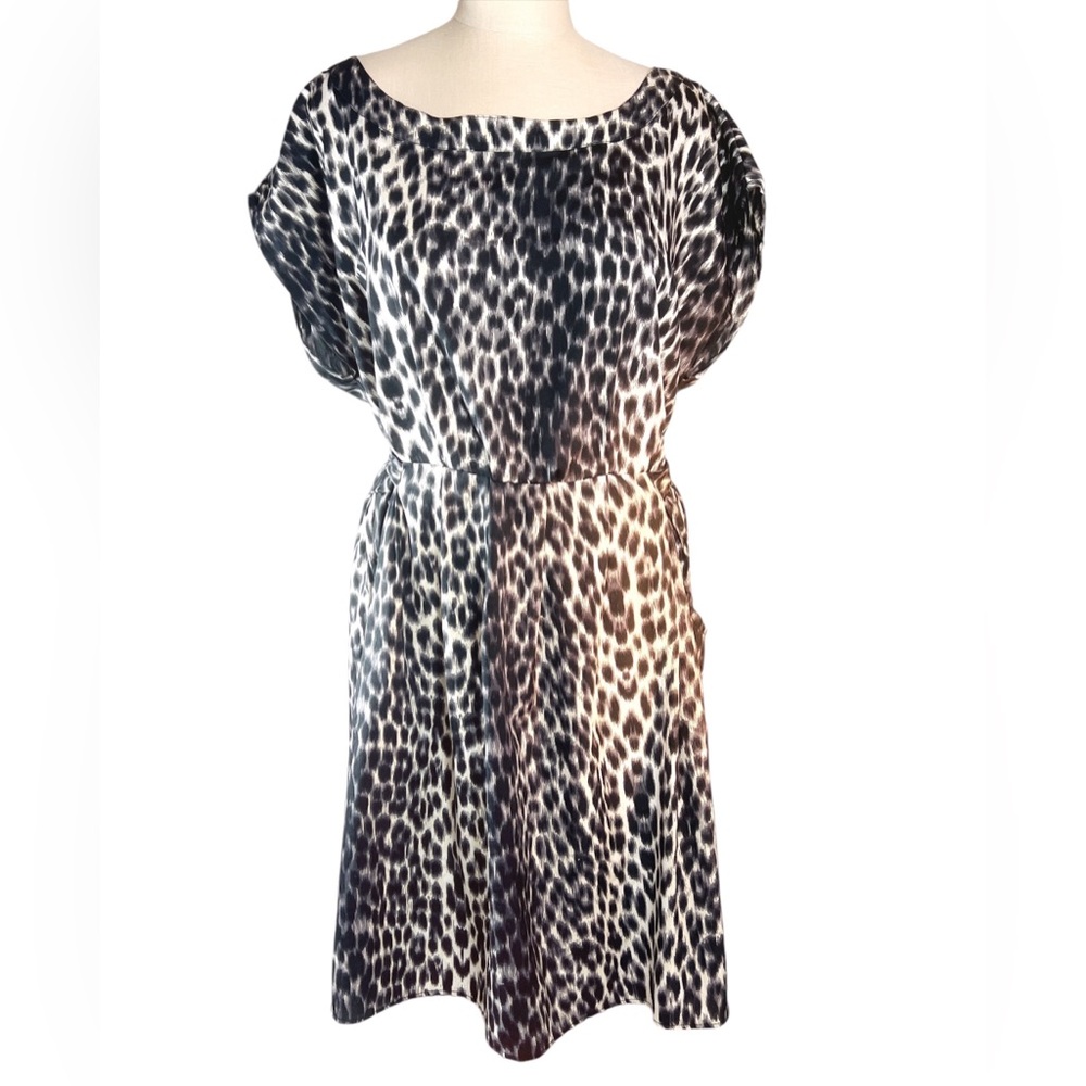 Speed Control Leopard Minidress Size 2X Gray and Black Animal Print Mob …